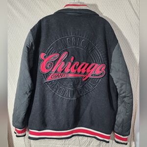 Vintage Stall & Dean American Negro Baseball League Chicago Giants Mens Coat 2XL